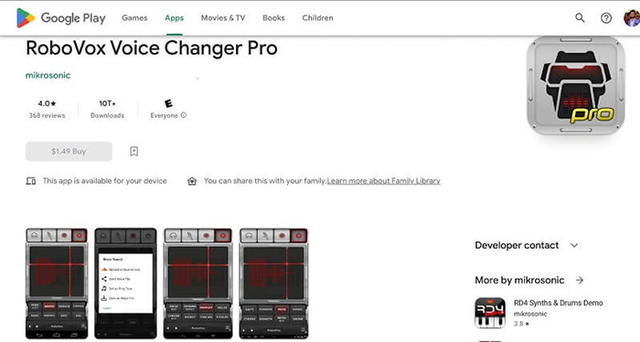 RoboVox Voice Changer Pro