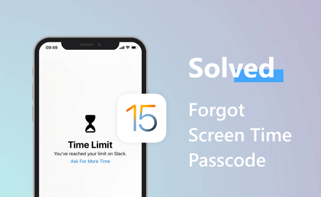 [נפתר] שכחת את קוד הגישה של זמן מסך ב-iOS 16/17/18?