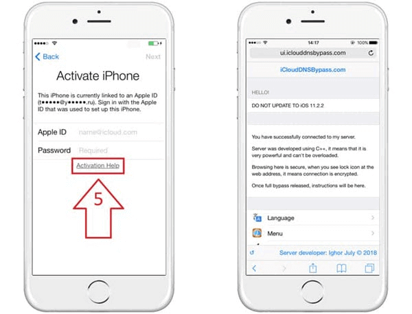 פתיחת DNS של אייפון נעול ב-iCloud בחינם