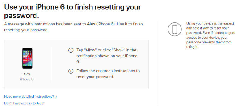 איפוס Apple ID כדי להסיר חשבון iCloud ללא סיסמה