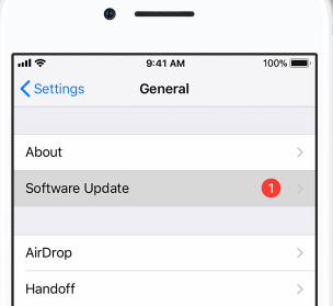 עדכון גרסת iOS כדי לתקן את הטלפון שנעצר מעצמו
