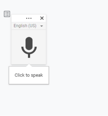 google docs choose the language