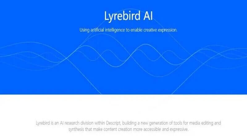 lyrebird ai banner