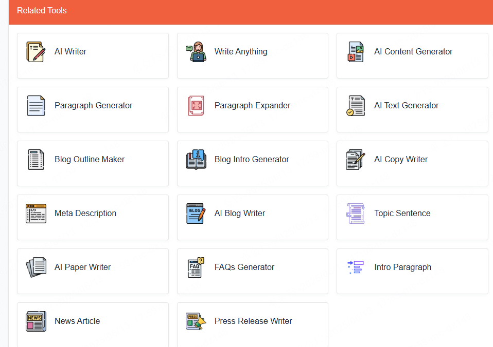 ToolBaz AI Text Generator ohne Anmeldung Englisch