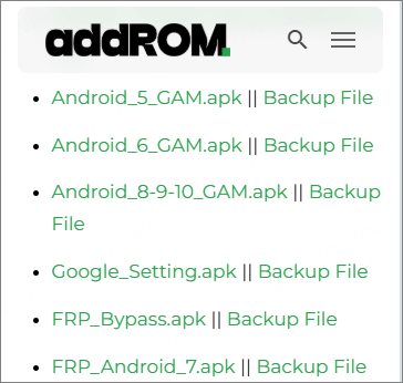 AddROM Bypass android 6/7/8/9 herunterladen