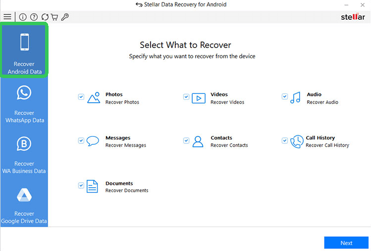 Stellar Data Recovery