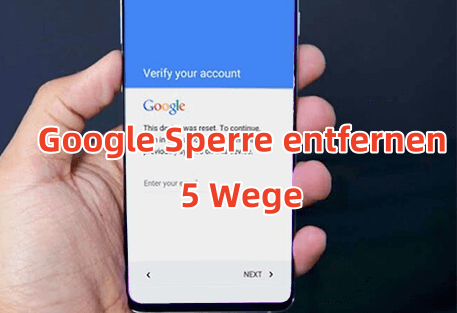 Google-Sperre entfernen