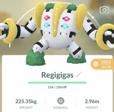 Regigigas – 4.913 WP