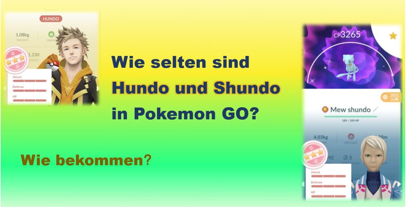Hundo und Shundo Pokémon GO