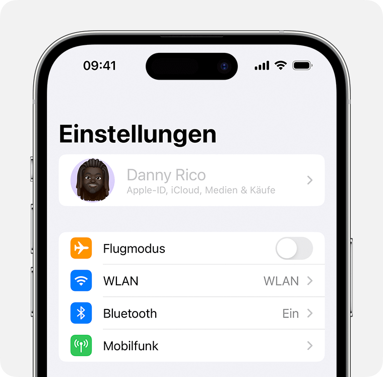  Apple ID ab- und wieder anmelden