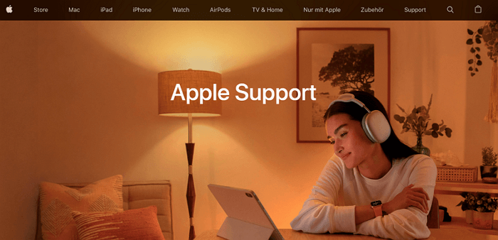 Wenden Sie sich an den Apple Support, wenn Sicherheitsfrage bei Apple ID vergessen