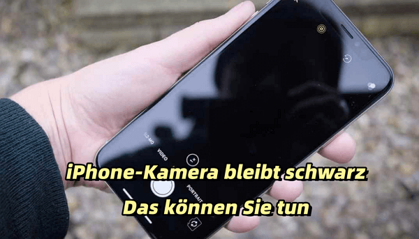 iPhone Kamera schwarz