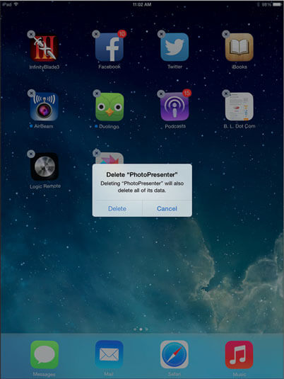 Apps auf iPad löschen