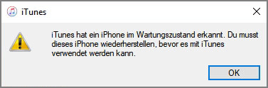 iphone geht nicht in wiederherstellungsmodus, über den DFU-Modus wiederherstellen