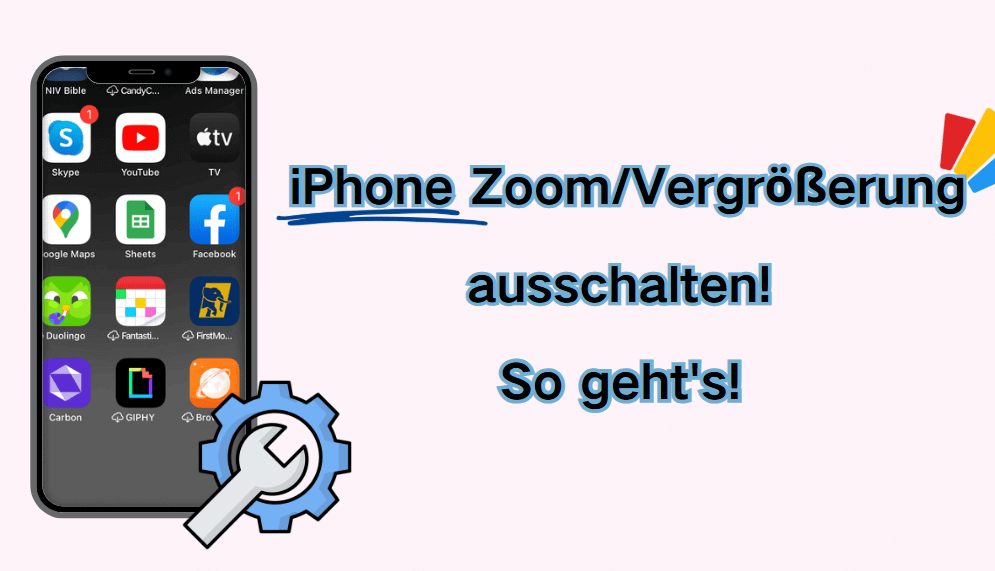 iPhone Zoom deaktivieren