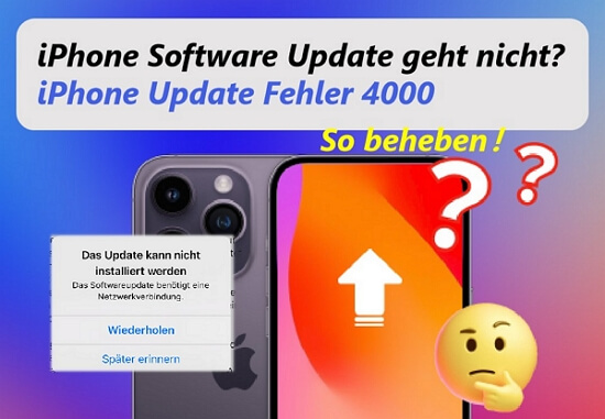 Software Update iPhone geht nicht