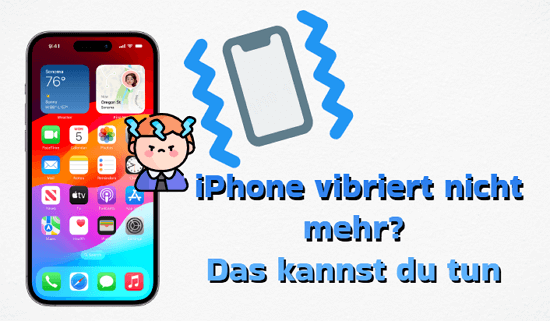 iPhone Vibriert Nicht! 6 Methoden zur Behebung von Vibrationsproblemen