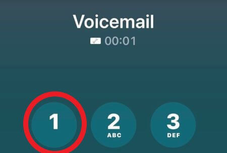 Voicemail zurücksetzen