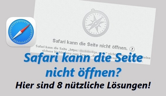 Safari kann die Seite nicht öffnen – 7 Lösungen!