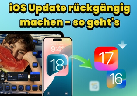 iOS 17/18 rückgängig machen