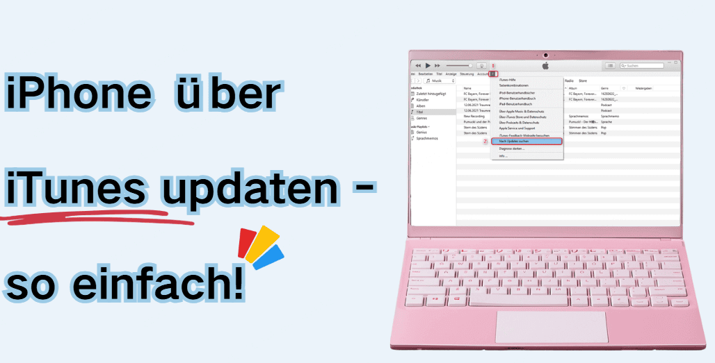 iOS 18/17: iPhone über iTunes updaten und Probleme bei der iOS-Update über iTunes beheben