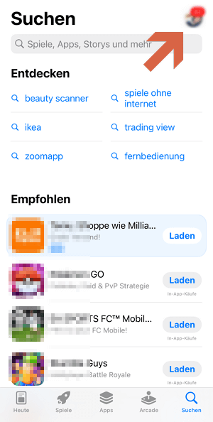 Ihr App Store-Konto