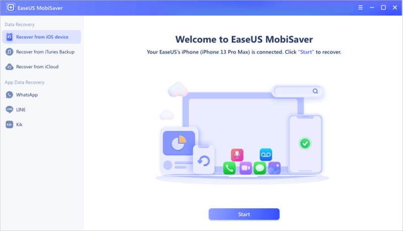 EaseUS MobiSaver Datenwiederherstellung für iPhone