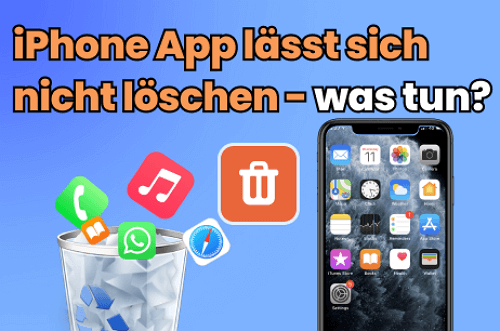 iPhone App lässt sich nicht löschen