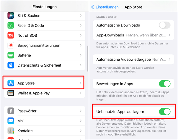 Nicht benutzte Apps auf dem iPhone deinstallieren