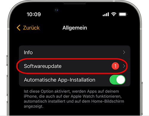 Apple Watch Software-Update