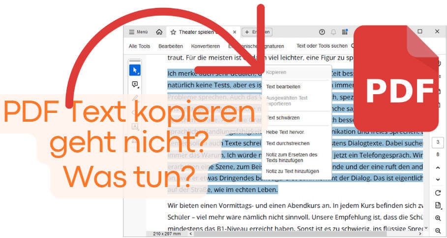 PDF Text kopieren geht nicht: Diese Tipps helfen sofort