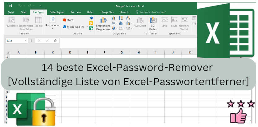 14 beste Excel-Password-Remover [Vollständige Liste von Excel-Passwortentferner]