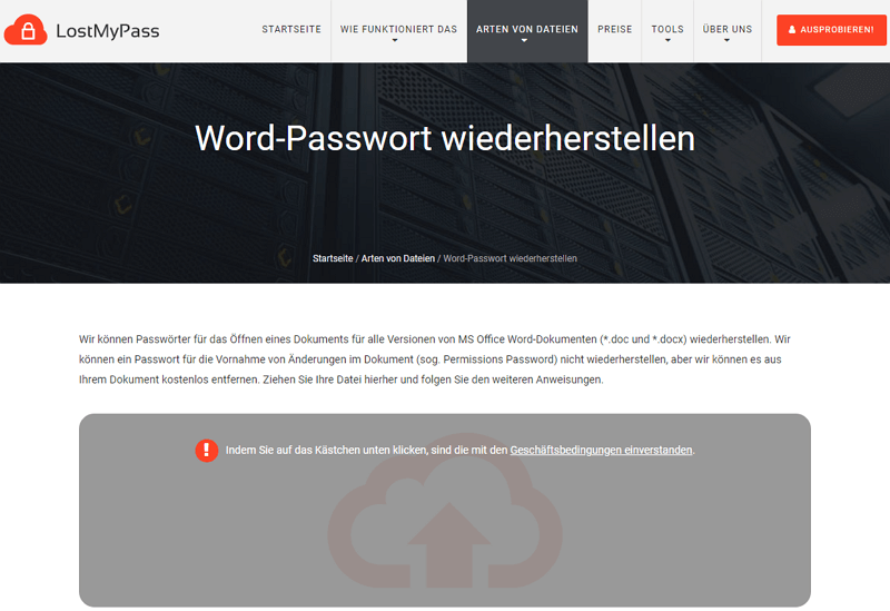 word datei passwort entfernen online