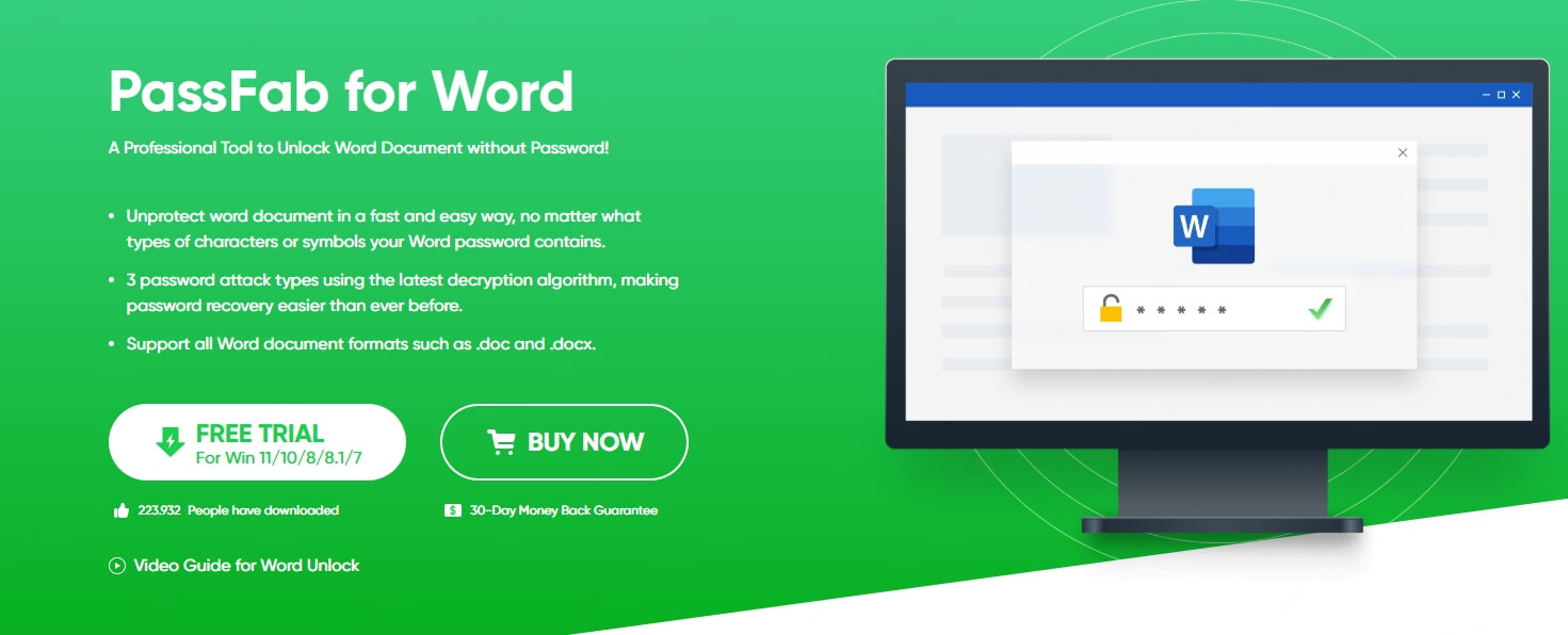 Passfab for Word Passwort recovery