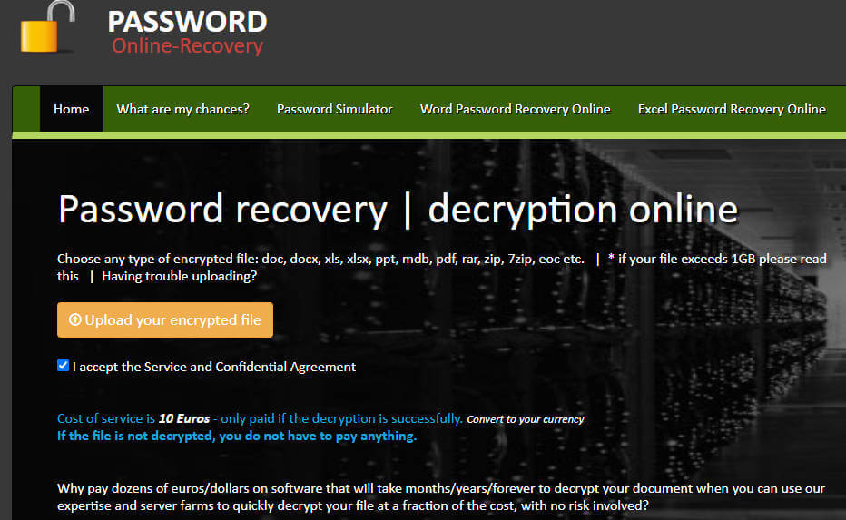 word passwort knacken online