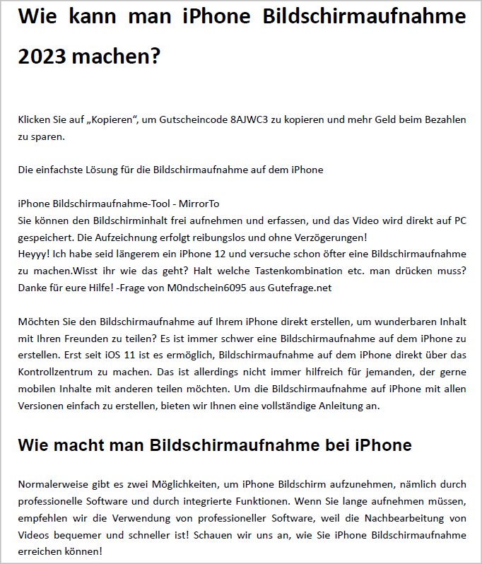 pdf geschützte datei Screenshots erstellen