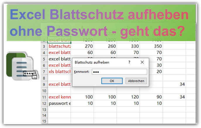 Blattschutz bei Excel aufheben ohne Passwort: 5 Wege versuchen