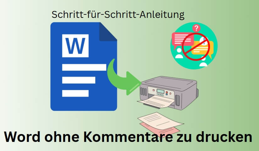 Word ohne Kommentare drucken