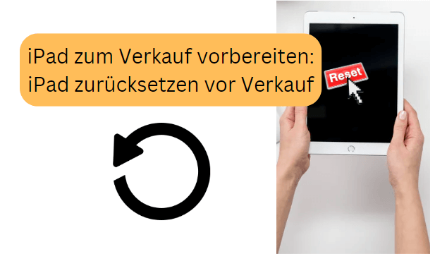 ipad zurücksetzen für verkauf