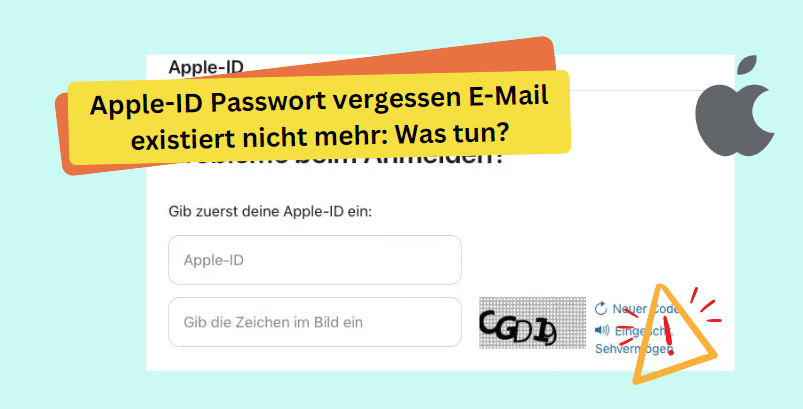 apple-id passwort vergessen email existiert nicht mehr