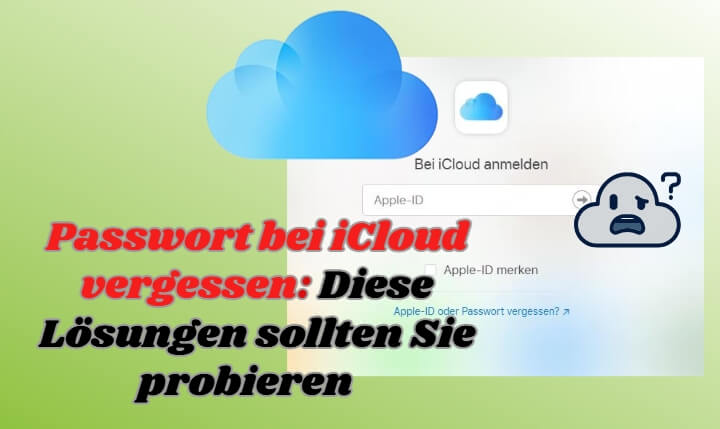 Passwort bei iCloud vergessen: 4 Lösungen können Sie versuchen