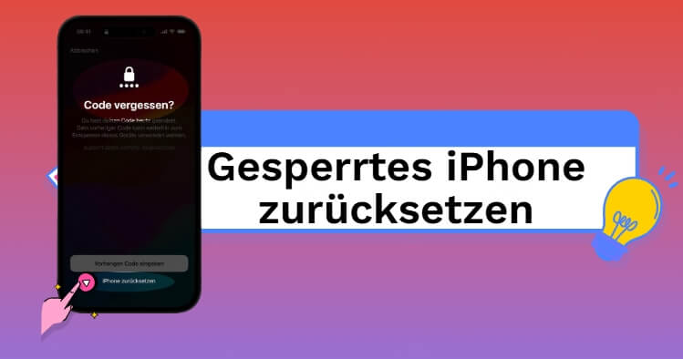 gesperrtes iphone zurücksetzen