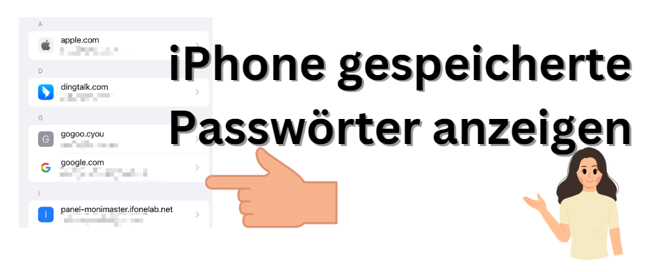 iphone gespeicherte passwörter anzeigen