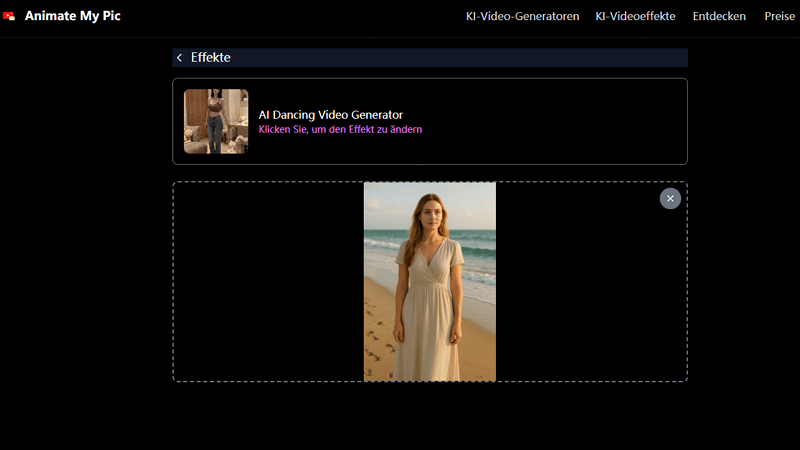 Animate My Pic KI Tanzgenerator