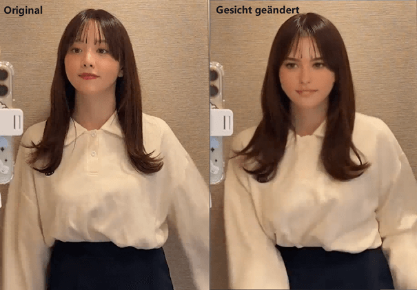 Video Gesicht ändern in Remaker