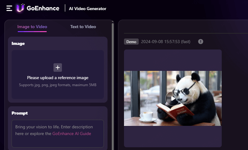 GoEnhance KI Video Generator