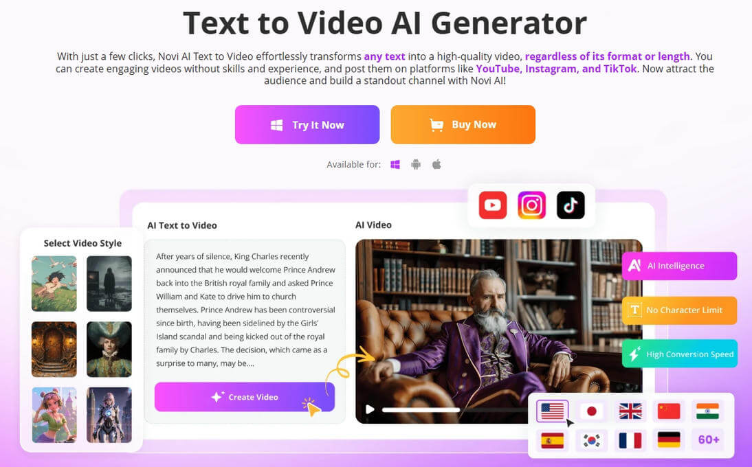 iMyFone Novi AI Video Generator kostenlos