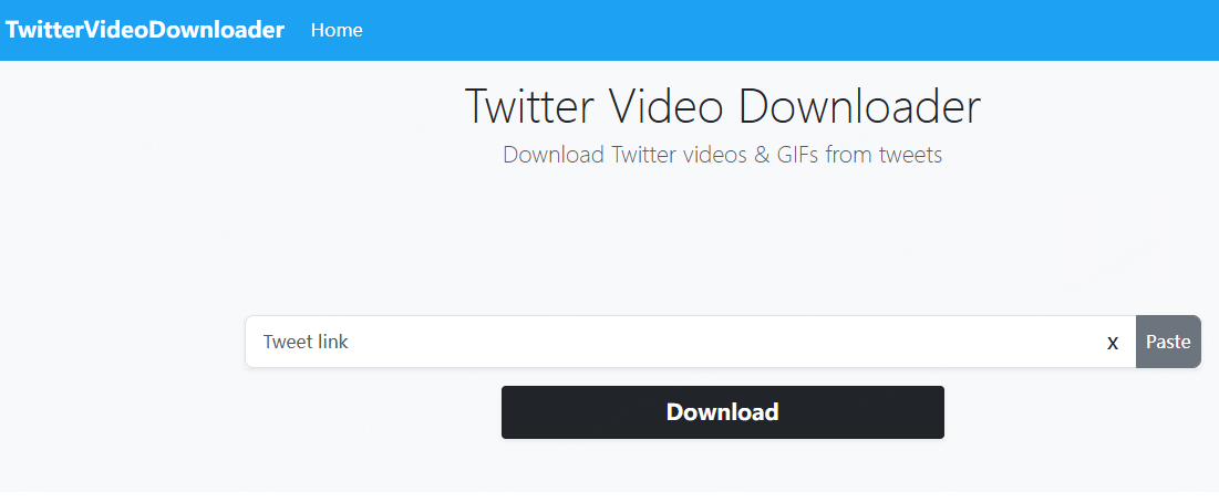 Twitter Video Downloader online