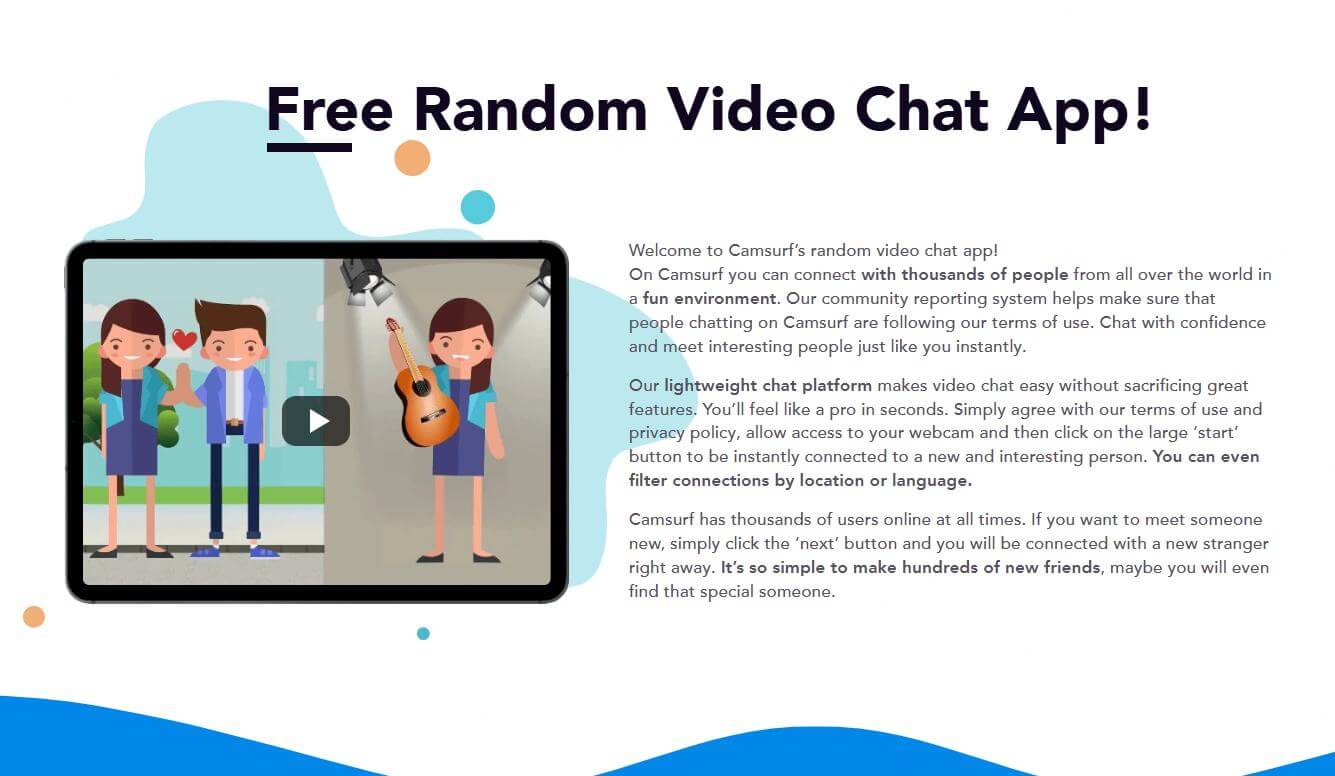 video chat plattform-Camsurf