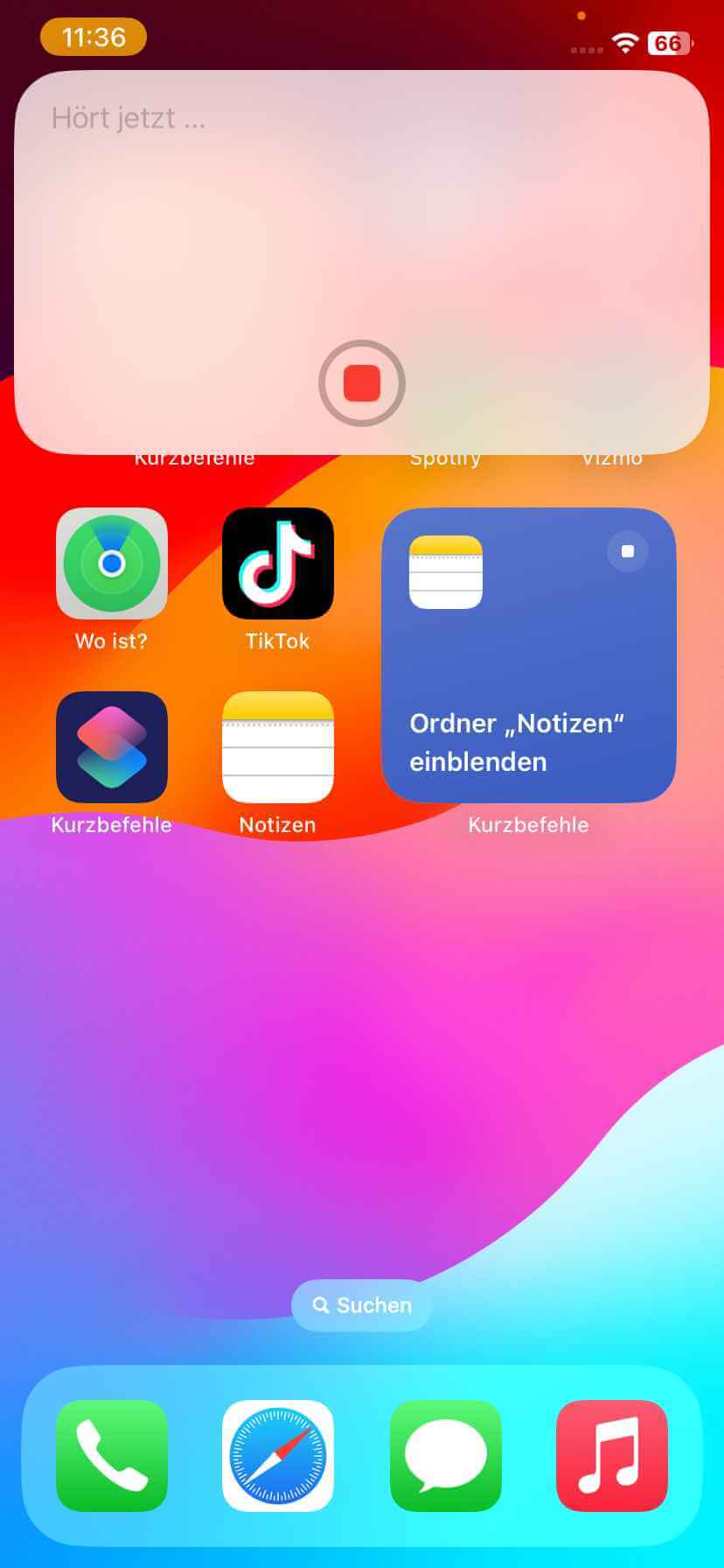 erfolgreich iPhone Sprachmemo  in Text umwandeln